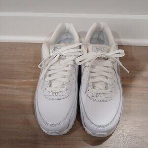 Women's Nike Airmax SE white/ metallic silver glitter